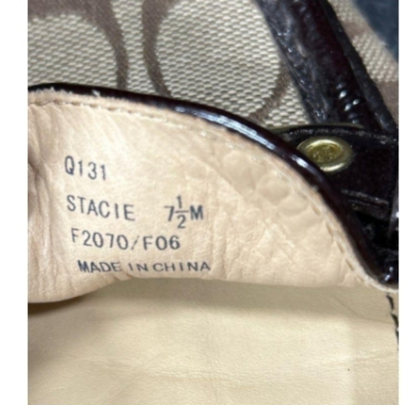 🐾Coach Brown Monogram Loafers🎉 - Picture 5 of 10